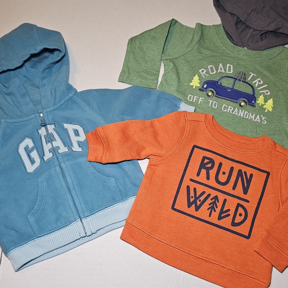 Baby Boy Clothes Lot Gap Old Navy Carter's 3 6 Months Jacket Hoodie Shirt